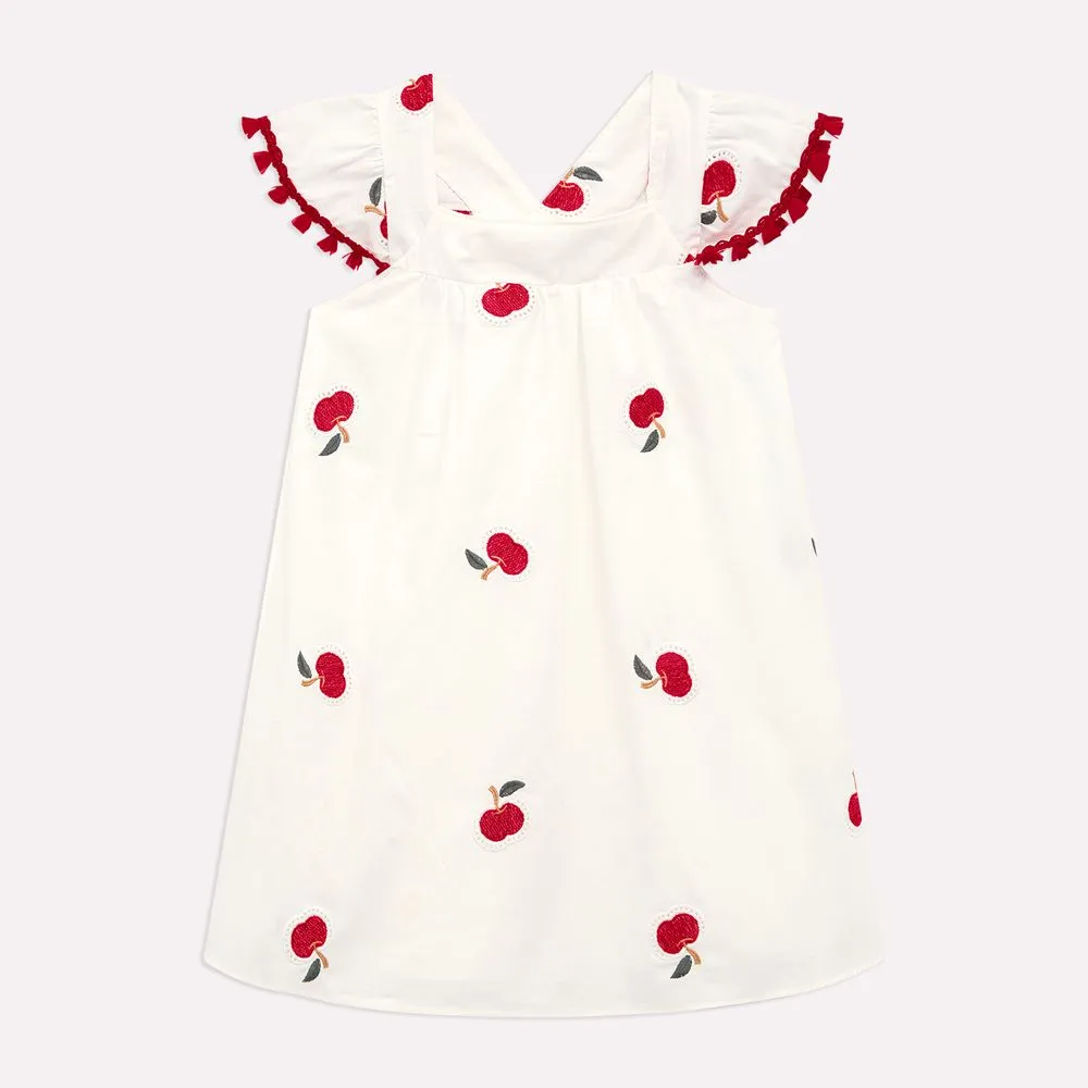 Vestido Nanai - Cerejinha no Tricoline