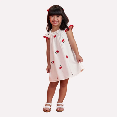 Vestido Nanai - Cerejinha no Tricoline