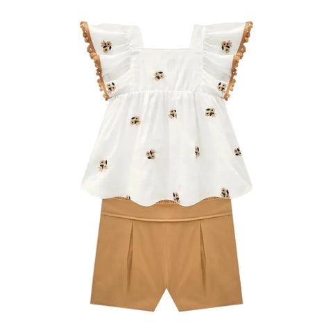 Conjunto Menina Milon -  Flores
