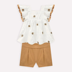 Conjunto Menina Milon -  Flores