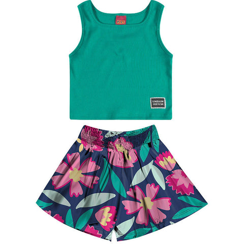 Conjunto Kyly - Menina Flores
