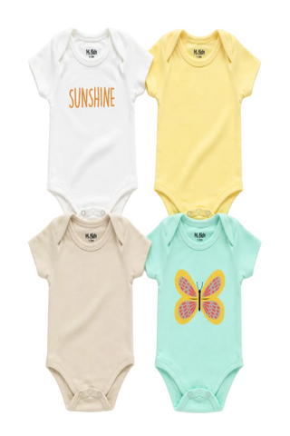 Kit Body M. Kids 4 Peças - Jardim de Borboleta