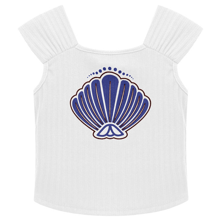 Conjunto Nanai Azul - Conchas marinhas
