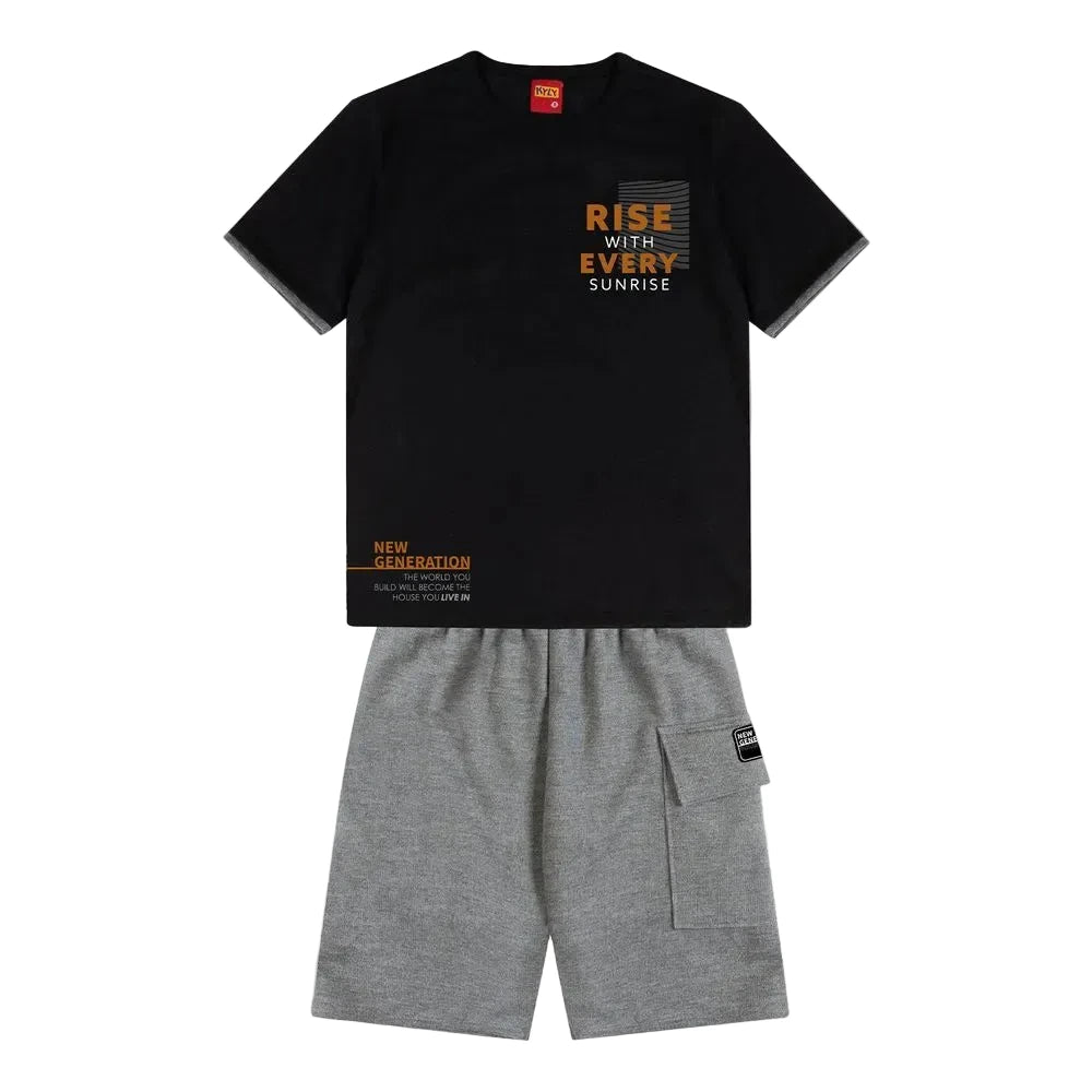 Conjunto Kyly Masculino - Lettering Rise Every