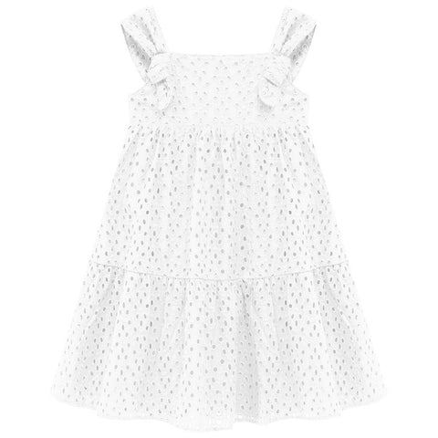 Vestido Nanai Branco - Laise com Laço