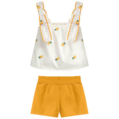Conjunto Nanai Branco - Abacaxi