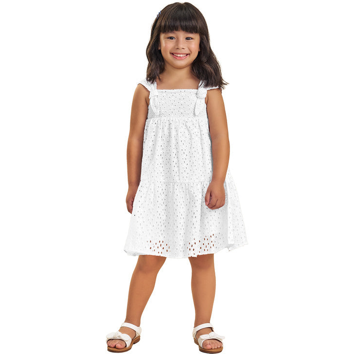 Vestido Nanai Branco - Laise com Laço