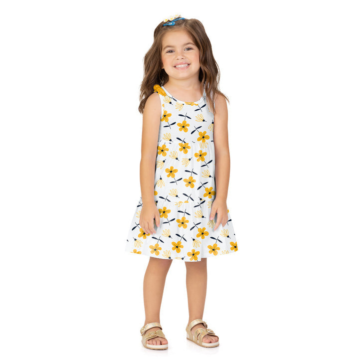 Vestido Kyly - Laranja Florais
