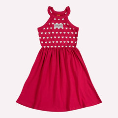 Vestido Kyly -   Corações de menina - Pink