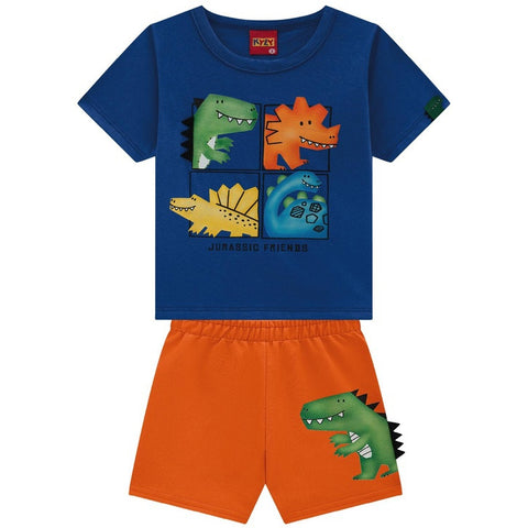 Conjunto Kyly Masculino - Dino no quadrinho