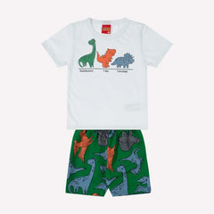 Conjunto Kyly Masculino - Baby Dino White