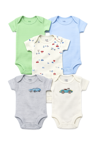 Kit Body Kidz 5 Peças - Carrinho Retro
