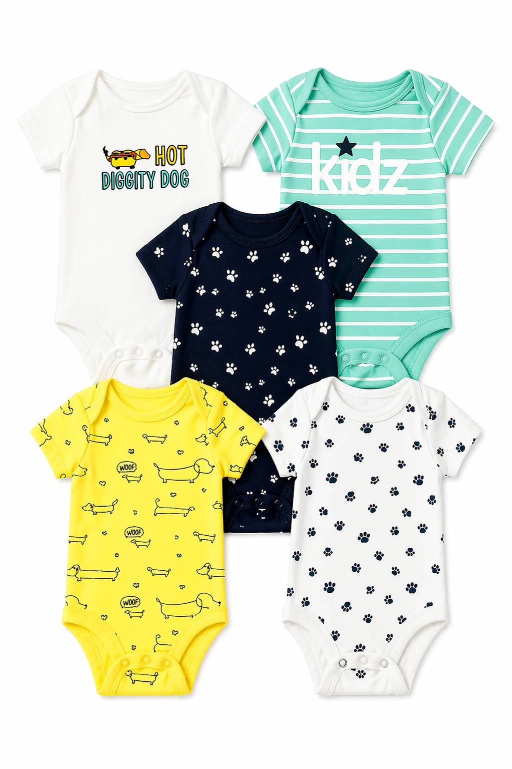 Kit Body Kidz 5 Peças - AMERICAN DOG 1