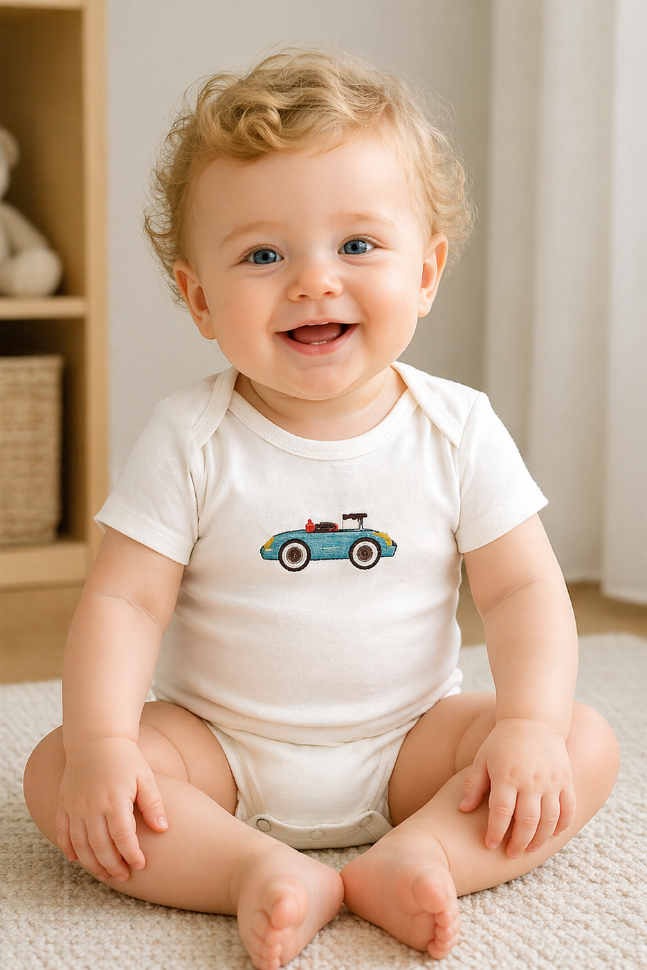 Kit Body Kidz 5 Peças - Carrinho Retro