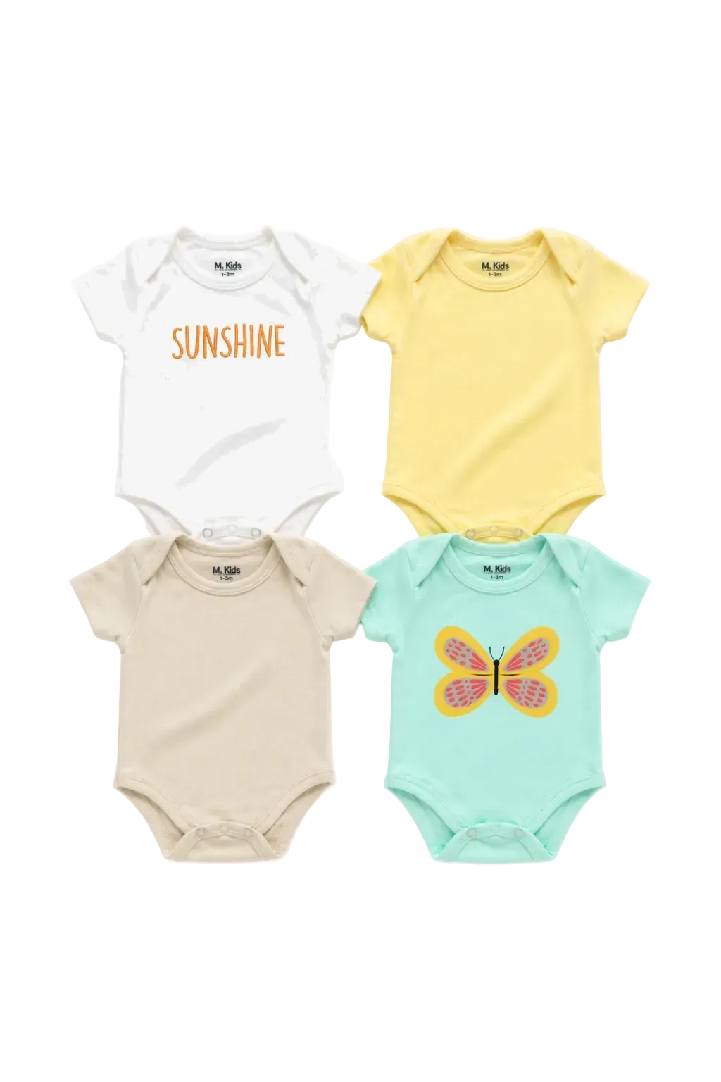 Kit Body M. Kids 4 Peças - Borboleta