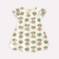 Vestido Milon - Ursinhos Verde