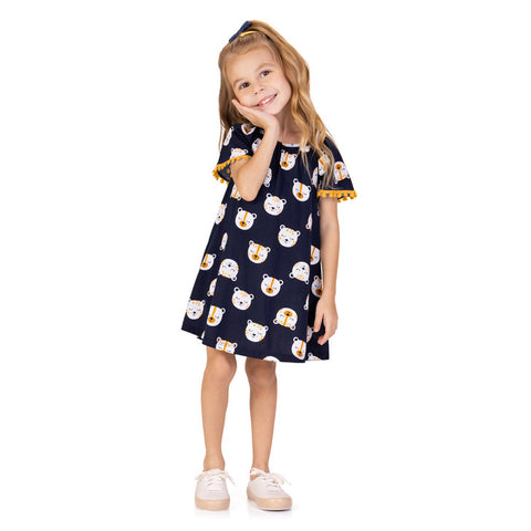 Vestido Kyly -  Ursinho Fofo