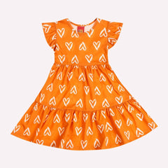 Vestido Kyly Menina - Coleção de  Corações