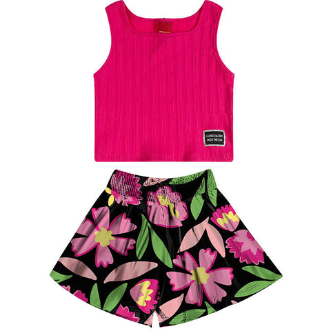 Conjunto Kyly - Menina Flores