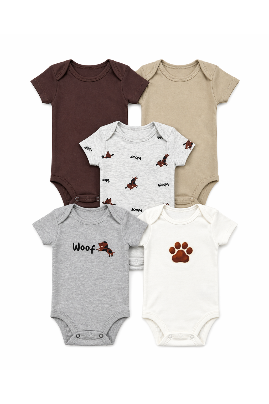 Kit Body Kidz 5 Peças - Cachorrinho