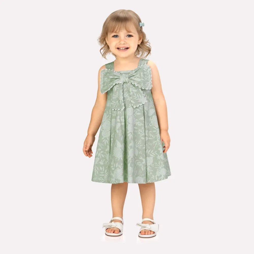Vestido Milon Verde - Laço Frontal