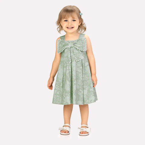 Vestido Milon Verde - Laço Frontal