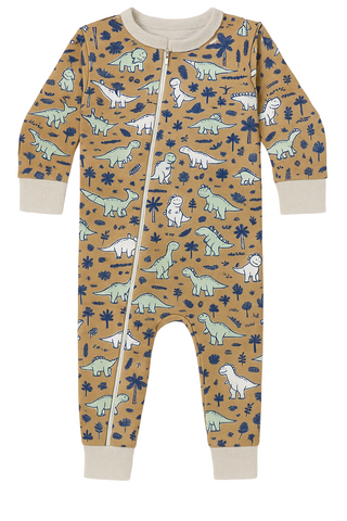 Pijama Kidz Sem Pezinho - Dino Marron