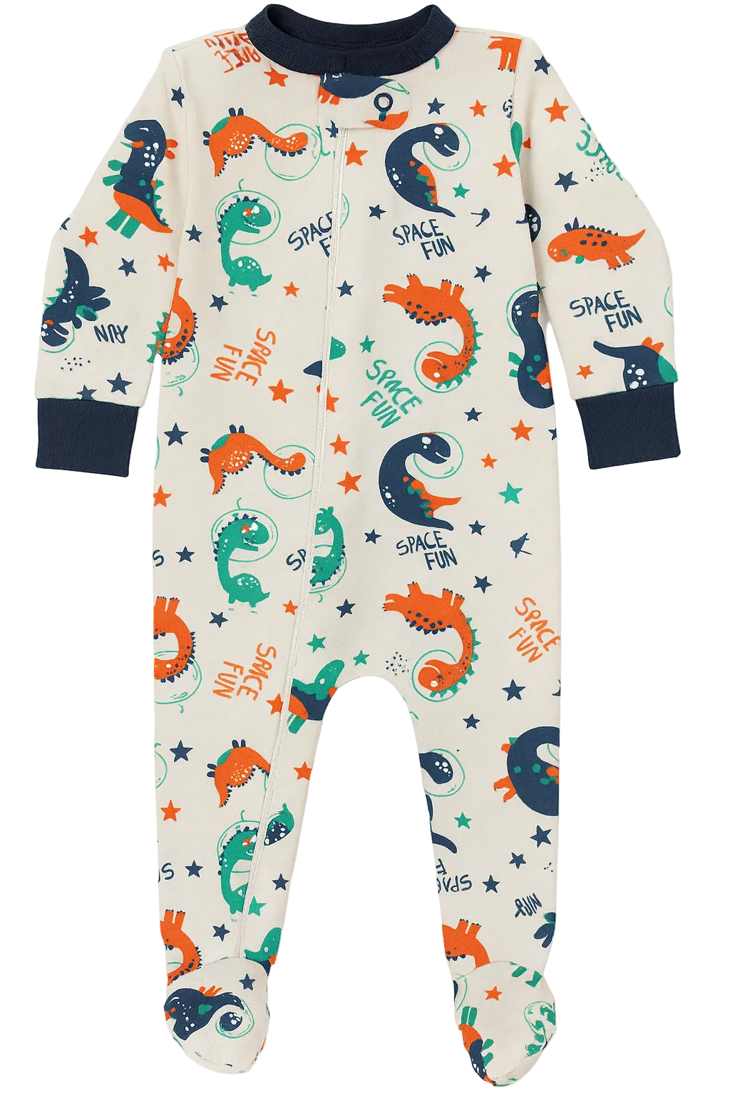 Pijama Kidz Com Pezinho - Dino Space Fun