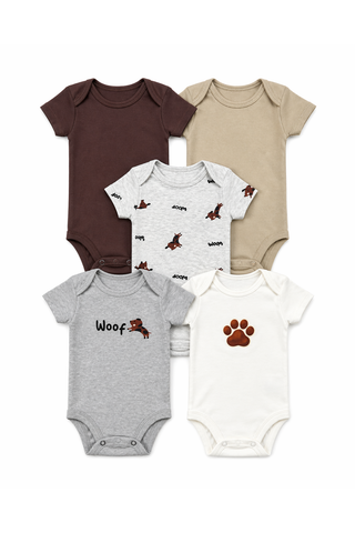 Kit Body Kidz 5 Peças - Cachorrinho