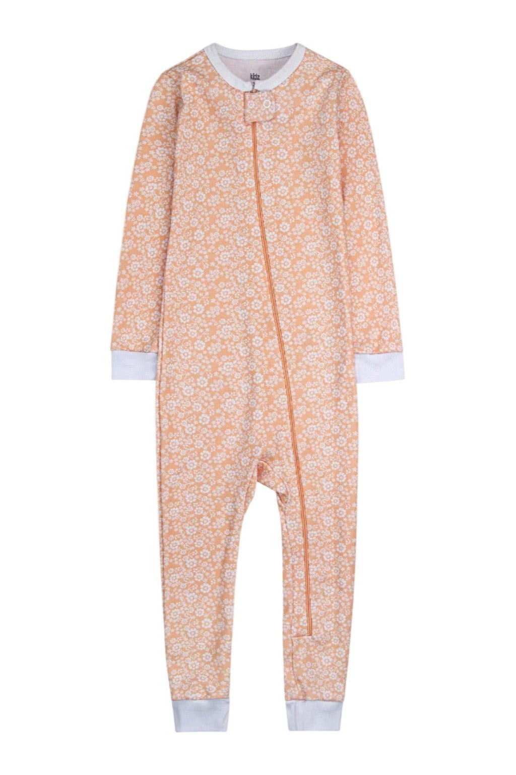 Pijama Kidz Sem Pezinho - Pink Floral