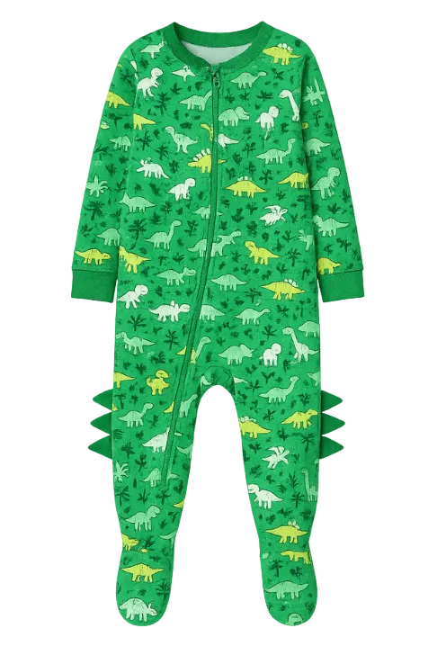 Pijama Kidz Com Pezinho - Dinossauros