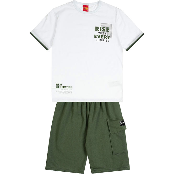 Conjunto Kyly Masculino - Lettering Rise Every