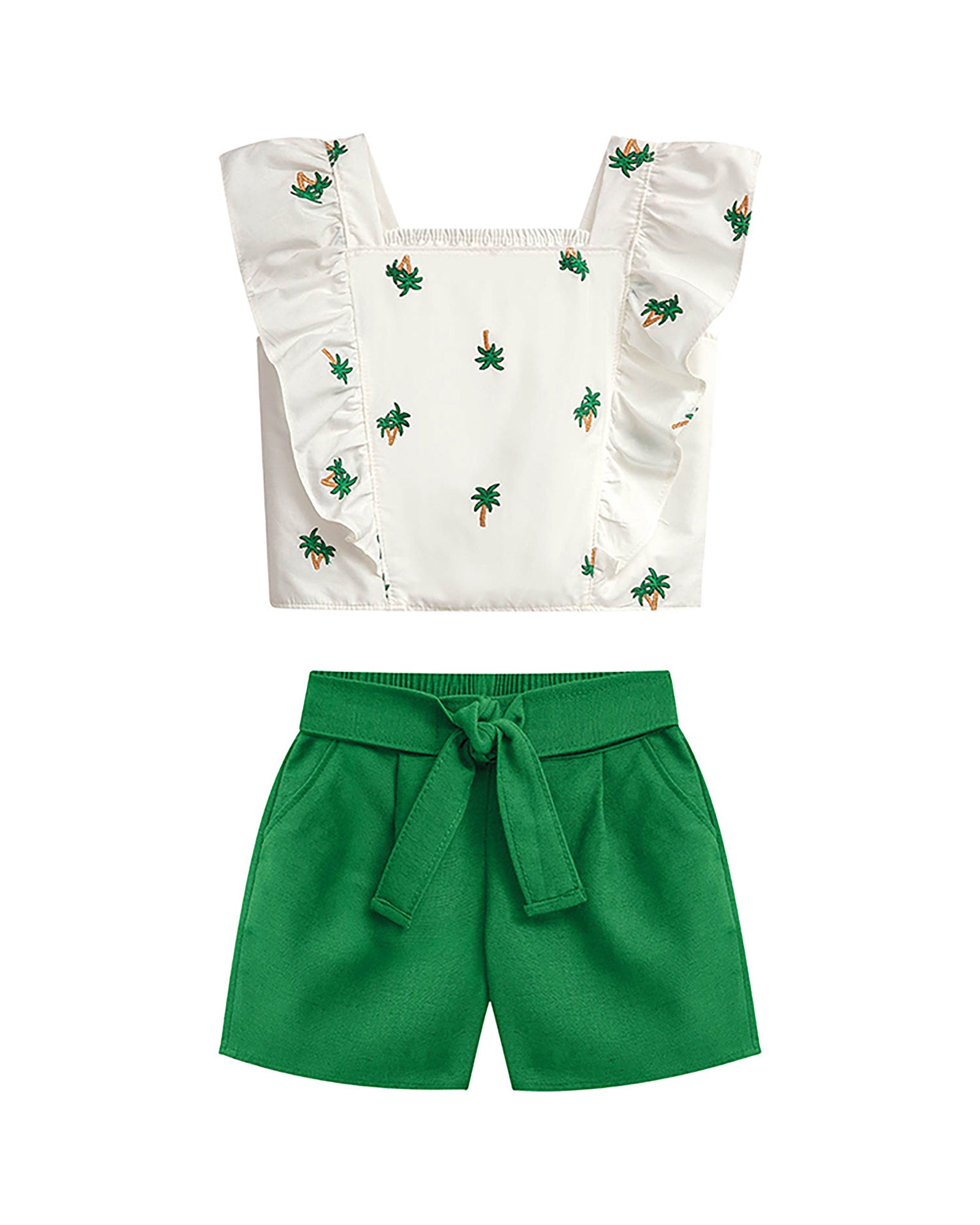 Conjunto Nanai Verde - Coqueiros de babadinho